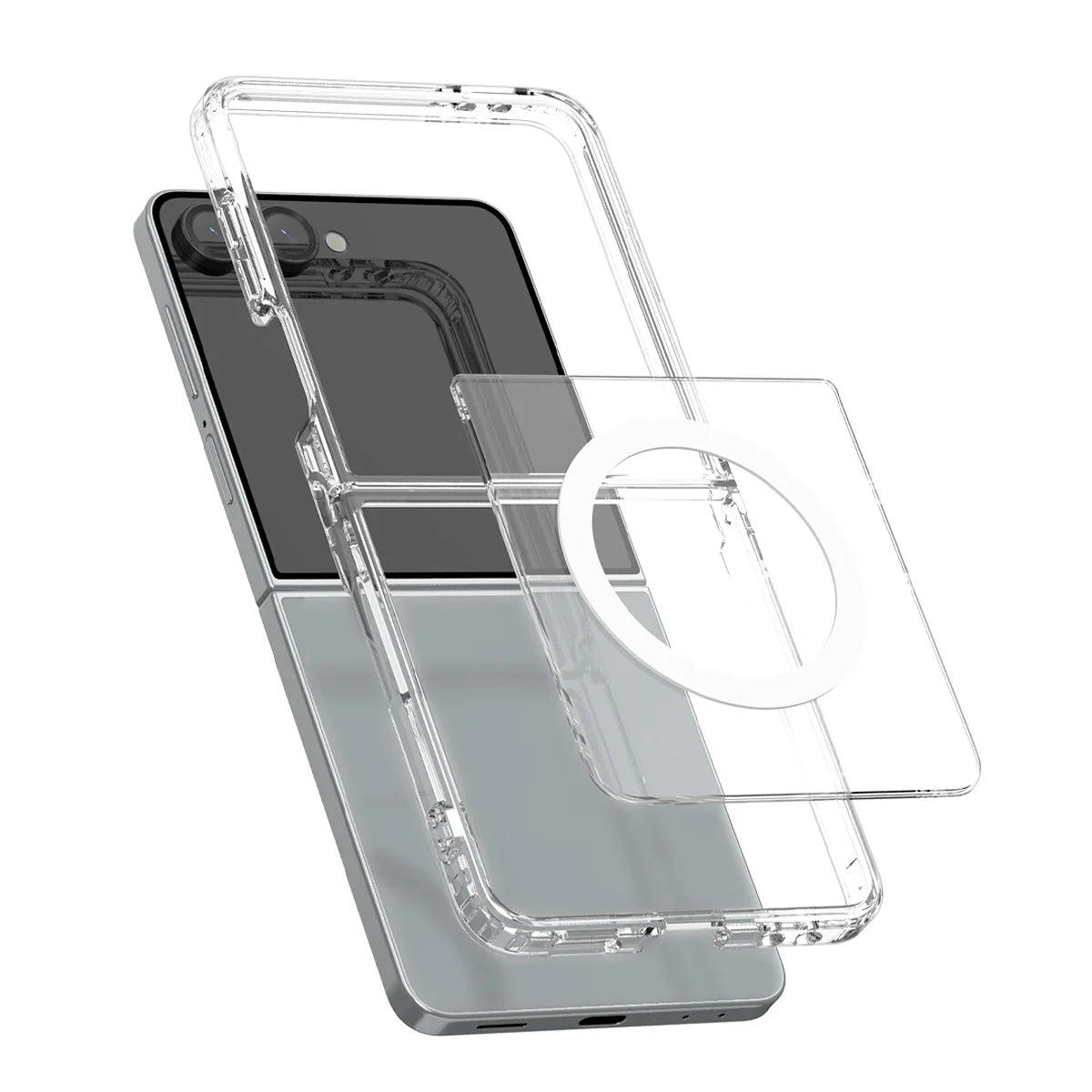 Samsung Z Flip7 Araree Duple Magsafe Case - Clear Samsung Z Flip7 Araree Duple Magsafe Case - Clear